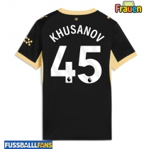Manchester City Abdukodir Khusanov #45 Auswärtstrikot Frauen 2026-27 Kurzarm